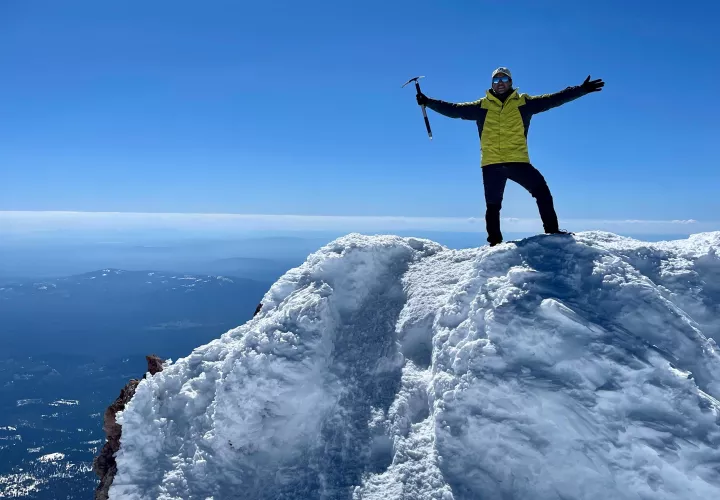 En Mount Shasta, California, 4,316msnm. Foto: Cortesía