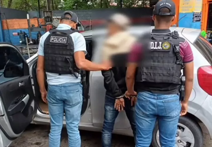 El sospechoso fue aprehendido por en la Gran Estación de San Miguelito.