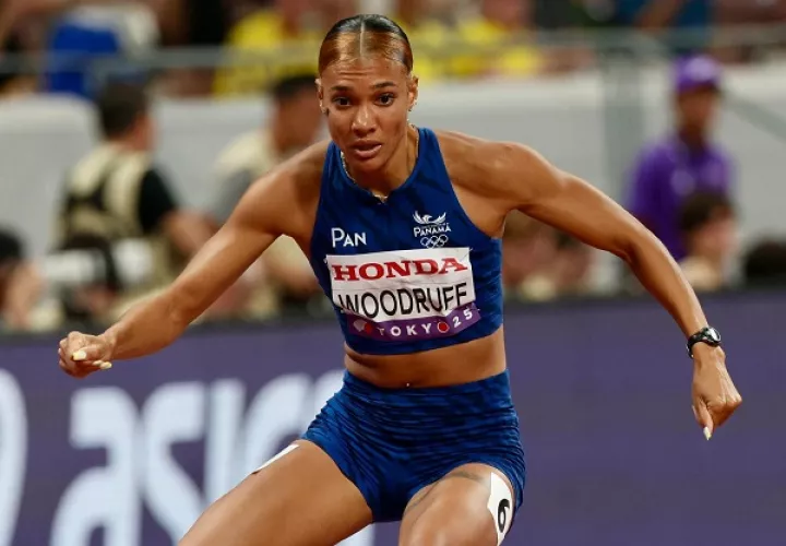 Gianna Woodruff tuvo un tiempo de 53.34. Foto: COP