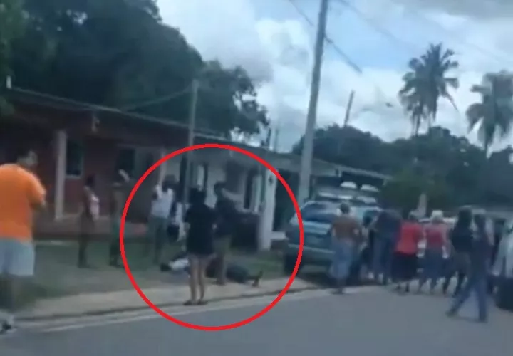 Vista general del área donde ocurrió el suceso.  /  Imagen: Cptura de video