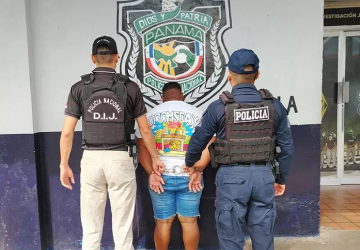 El hombre es  señalado de haber participado en el homicidio de Julio Cedeño (38 años).   /  Foto: PN