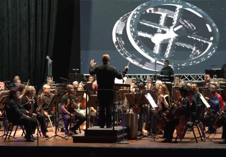 La Orquesta Sinfónica Nacional de Panamá presentó el concierto “La Magia del Cine”. Foto: Cortesía 