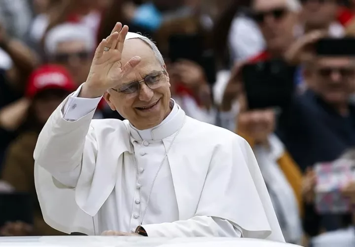 El papa León XIV. Foto:EFE 