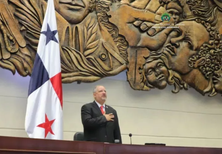 Jorge Herrera, presidente de la Asamblea.