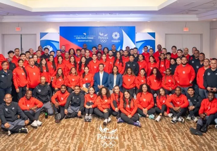 Delegación de Panamá para los Juegos Centroamericanos. Foto: COP