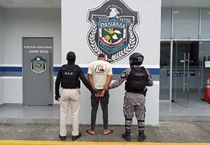 Se escondía en Juan Díaz tras participar en homicidio en Pedregal.  /  Foto: PN