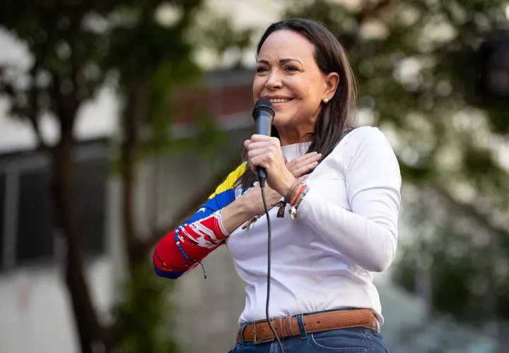 La líder opositora venezolana María Corina Machado. EFE