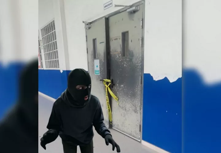 La denuncia por el hurto de los equipos fue presentada ante la Personería Municipal de Chame.  /  Fotocomposición: Eric Montenegro/Freepik