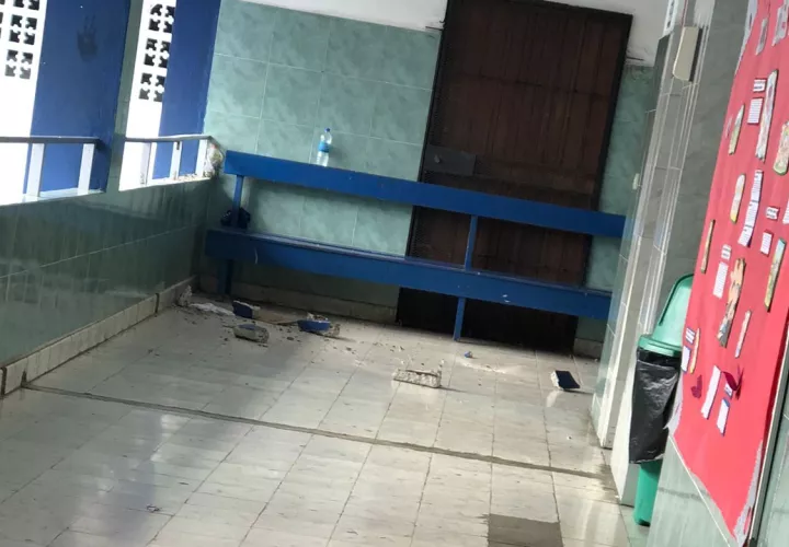 Momento del incidente.