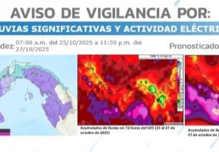 Mapa que reflejan las condiciones climáticas.