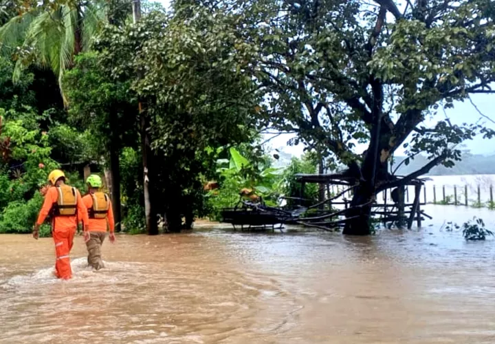 Sinaproc mantiene monitoreo en las zonas afectadas.