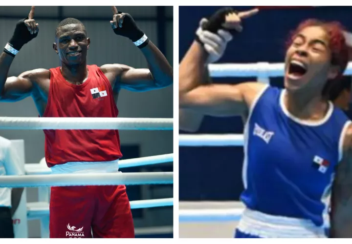 Eduardo Beckford (izq.) y Yulieth Hinestroza. 