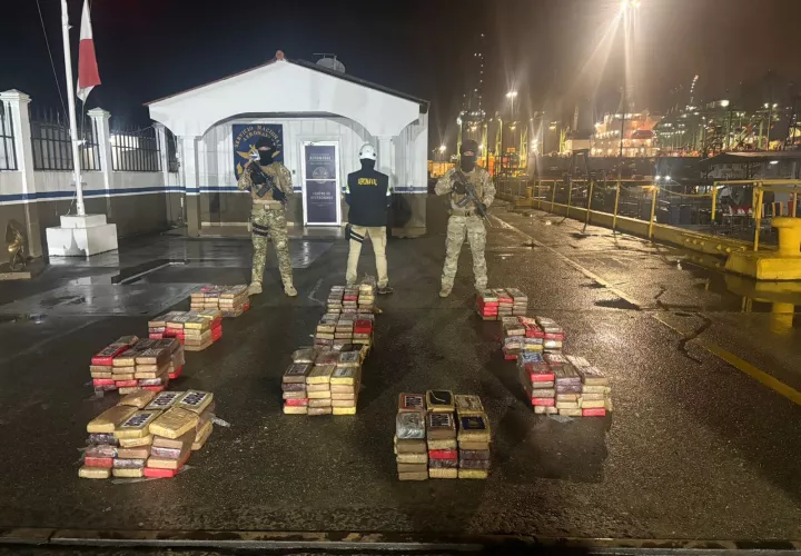 Más de 300 paquetes de droga.