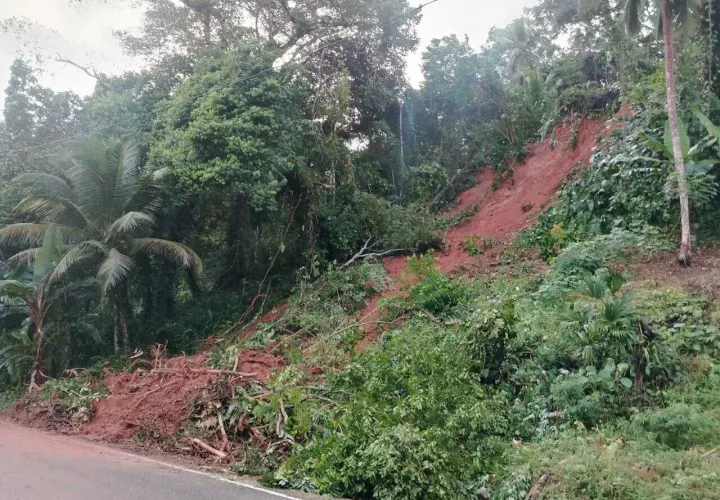 Deslizamiento de tierra.