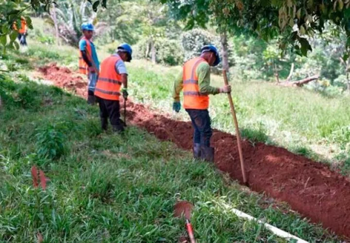 Trabajos que se realizan en las comunidades.