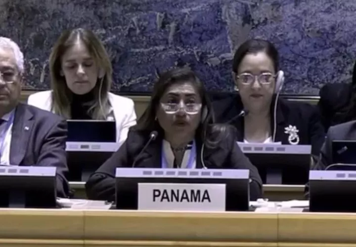 Participación de la delegación panameña.
