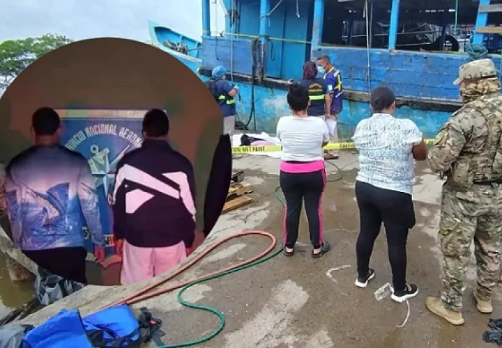 Por este caso, el operador del bote —un ciudadano de nacionalidad colombiana— y otro hombre fueron retenidos y enfrentarán un proceso judicial.  /  Fotocomposición: Senan-MP