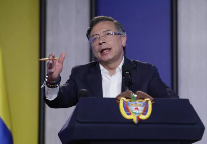 El presidente de Colombia, Gustavo Foto: Petro. EFE