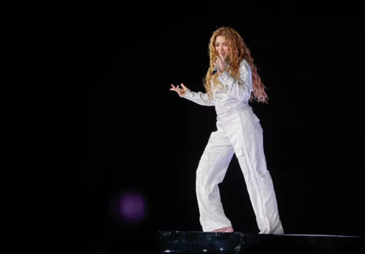 La cantante colombiana Shakira en un concierto de la gira 'Las mujeres ya no lloran World Tour'. Foto: EFE