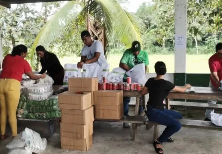 IMA inicia preparativos de bolsas navideñas en Colón. Foto: Cortesía 