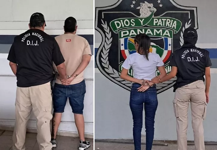 Una de las personas retenidas en este nuevo grupo es una mujer.  /  Fotos: PN