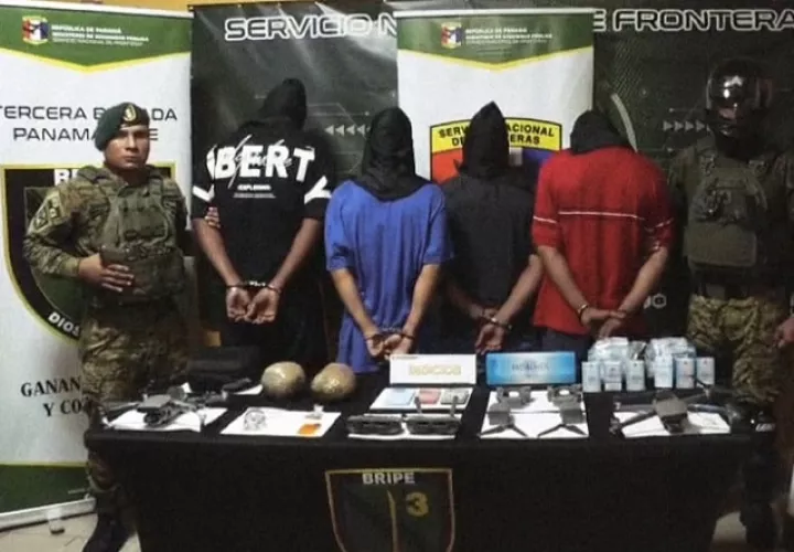 Los retenidos deberán enfrentar la justicia. / Foto: Senafront