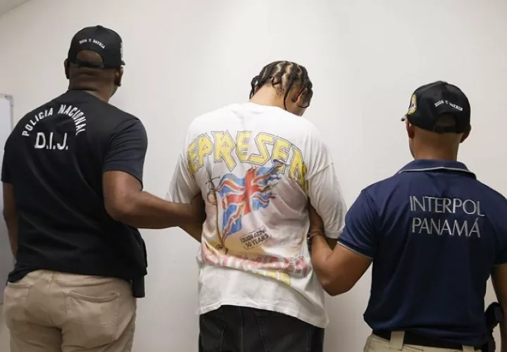 El extranjero es solicitado por blnqueo de capitales.  /  Foto: PN