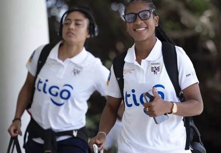 El equipo femenino de Panamá viajó este viernes a Curazao. Foto: FPF