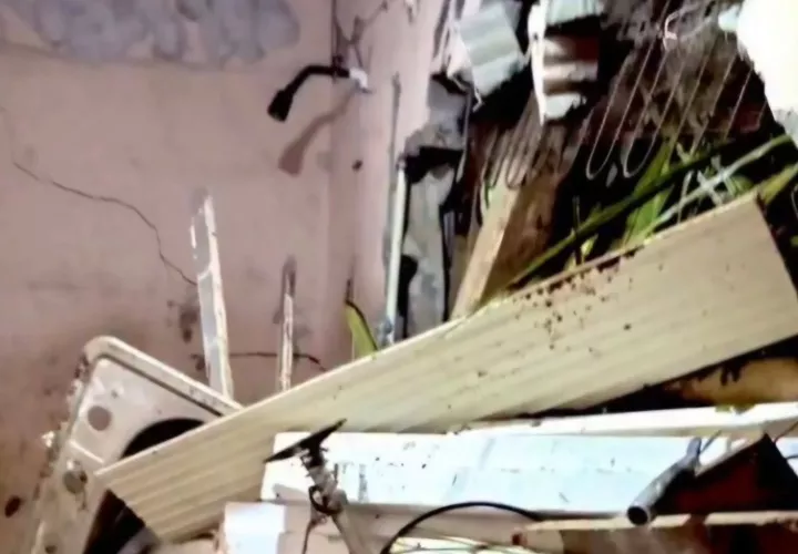 Daños estructurales en las casas.