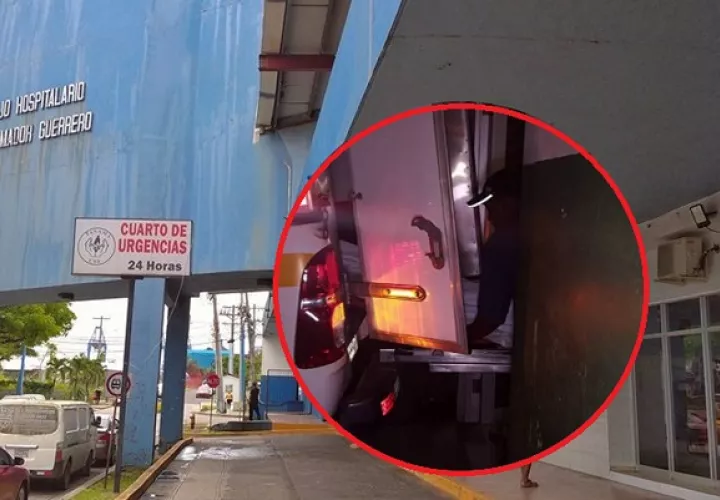 El levantamiento del cadáver fue efectuado por los peritos en el hospital de Colón.  /  Fotocomposición: rchovo