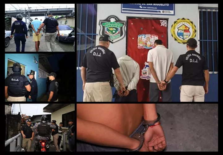 Se espera que en las próximas horas los sospechosos sean presentados ante un juez de garantías para la judicialización del caso.   /  Foto: PN