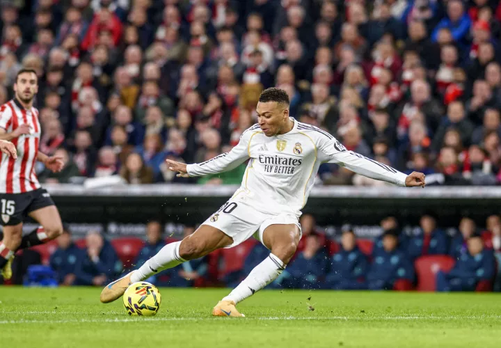 El delantero francés del Real Madrid Kylian Mbappé. /Foto: EFE