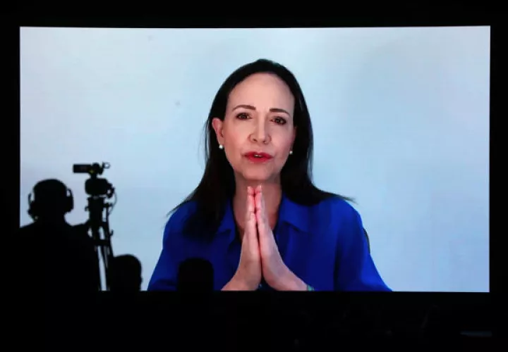 La líder de la oposición venezolana María Corina Machado. Foto: EFE