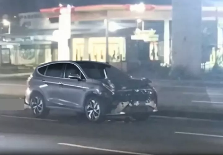 Vista del atropello fatal en la entrada de Las Acacias.  /  Captura de video: grupoelite