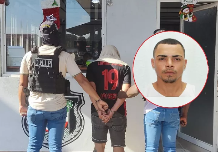 Manuel Antonio Guillén Pinto, alias “Manuelito”, figuraba en la lista de 'Más Buscados' por homicidio.  /  Fotocomósición: PN - MP