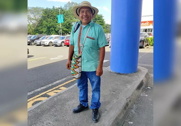 Dirigente indígena Toribio García Jiménez.