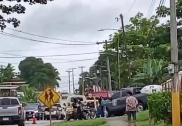 El blanco del ataque murió en la escena del crimen.  Foto: caimitillo_8_5