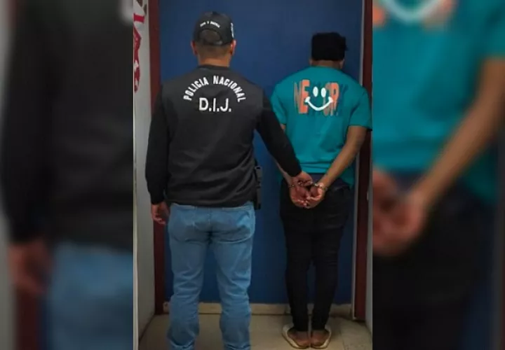 Ariel Joel Berguido Victoria s entregó voluntariamente.  /  Foto: PN