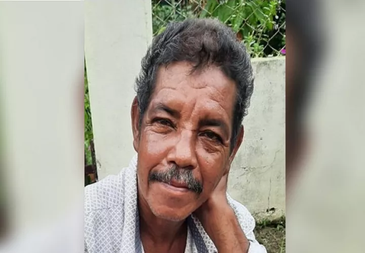 Pesa}cador desaparecido: Rigoberto Herrera Marín.