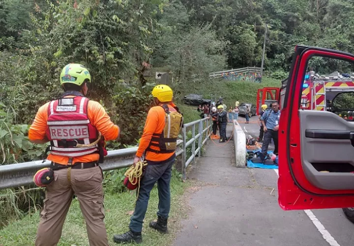 El joven residente en el distrito de Bugaba.  / Foto: Bomberos