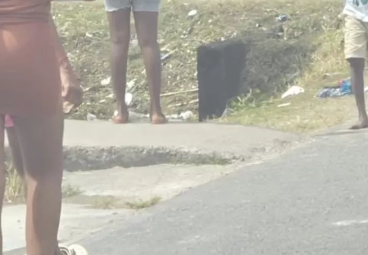 La escena del macabro hallazgo. 