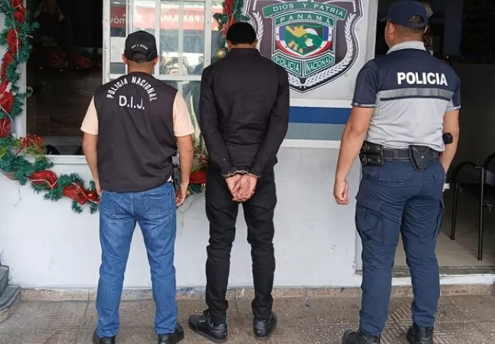 El sospechoso se entregó de forma voluntaria.  / Foto: PN