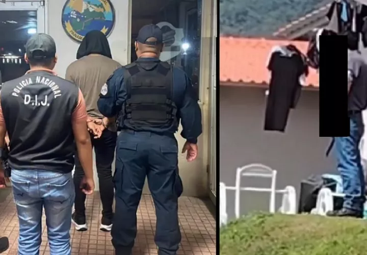 El sospechoso fue retenido en una barriada distinta a donde ocurrió el hecho.  /  Fotocomposición: MP/RS