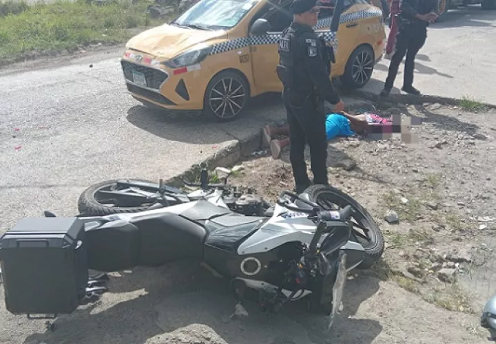 El taxista fue retenido.  /  Foto: PN