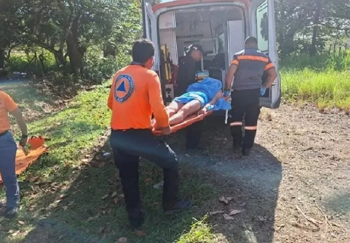 El fin de semana, este hombre agredió a su madre y le prendió fuego a la vivienda con ella adentro. 