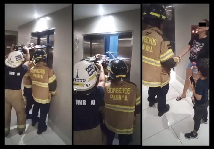 Estuvieron encerrados más de una hora.  /  Fotocomposición: BCBRP