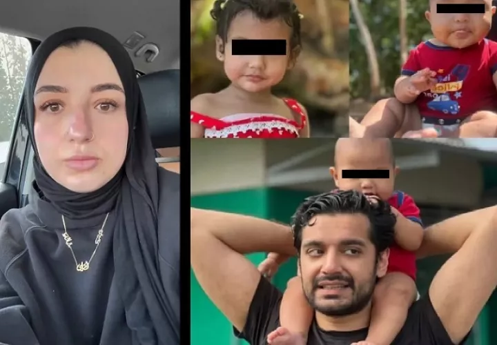 El canadiense Ghussan Iqbal, quien desaparecido misteriosamente el 21 de mayo de 2025 en El Empalme, junto a sus dos hijos de 7 meses y dos años. /  Fotos: Cortesía