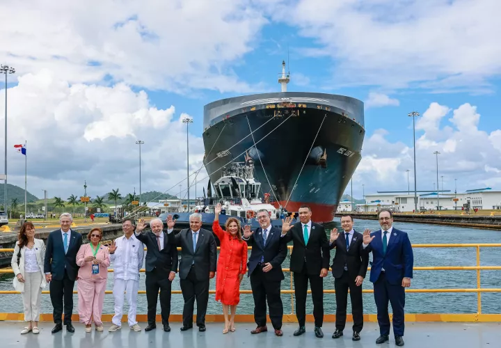 Siete presidentes llegaron a la cita organizada por CAF. 