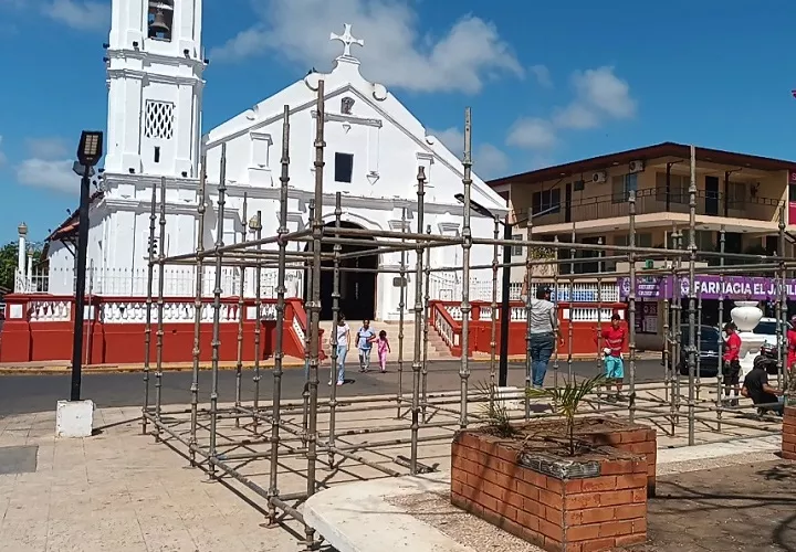  Los miembros del comité organizador en Veraguas de los carnavales confirmaron que la Placita San Juan de Dios será, como es tradición, el escenario principal de los culecos. Foto. Melquíades Vásquez