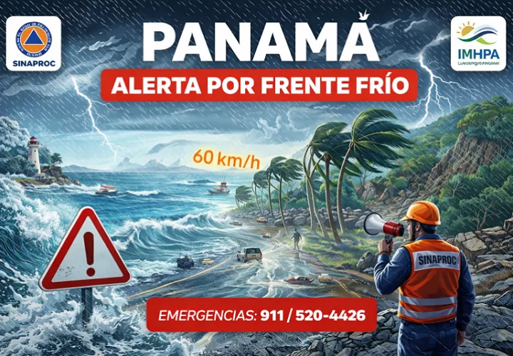 Prevención ante mal tiempo: SINAPROC pide evitar playas, ríos y áreas vulnerables. 